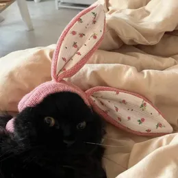 Cappello da pet per cani per cani Viaggio all'aperto accogliente a maglia con le orecchie mantieni i gatti invernali autunnali caldi