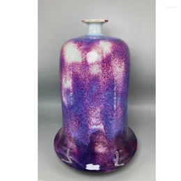 Vasen Keramik Vase Handwerk Glasur Wasser Jun Porzellan Ornamente hoch 35 cm