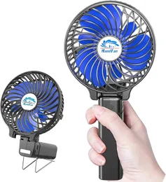 USB Powered Rechargeable Battery Operated Handheld Mini Fan Portable Small Hand Foldable Cooling Fans Outdoor Pocket Stroller 240412