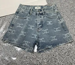 designer shorts kvinnor sommar broderi varumärke jeans korta denim shorts kvinna kläder