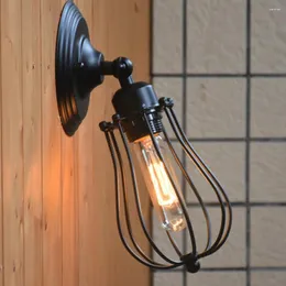 Настенная лампа Винтажный промышленный оттенок современный ретро -лофт