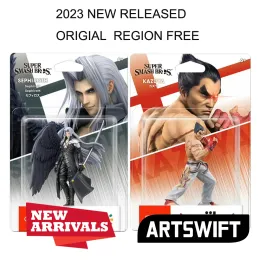 Fırsatlar 2023 Yeni Sürüm Orijinal NFC Amiibo Şekil Sephiroth Kazuya Süper Bros Smash Bölgesi Ücretsiz