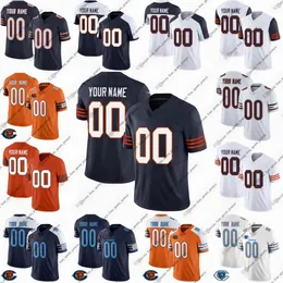 18 Caleb Williams Football Jersey Justin Fields Khalil Herbert D.J. Moore Rome Odunze Walter Payton Cole Kmet Greg Stroman T.J. Edwards Brian Urlacher Tarik Cohen Smith