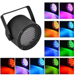 Portable 86 RGB LED Stage Lights Par Party Show DMX-512 Lighting effect Disco Spotlight Projector for Wedding Party Bar Club DJ319Q