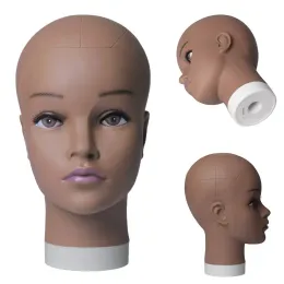 Stoi miękka PVC Bald Manekin HEAD ATHE DO MOCY PARKI STYLIOWEJ I KAŻDEJ Kosmetologii Trening Manikin Practice Head