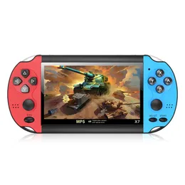 X7 Handheld Game Console 10000 Видеоигр 4,3-дюймовый экран Портативный ностальгический ностальгический 1500 мАч Аккумуляторная батарея 240419