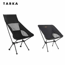 Tarka Foldable Campingstühle Set Leichter Klappstuhl Ultraleicht Rucksackmondstühle für Garten Picknick Strand fischen 240425