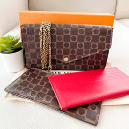 Multi Felicie Pochette M61276 Дизайнерский пакет для кошелька.