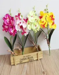 28 cm 4heads a farfalla artificiale Orchidea Flower Branch Home Garden Decoration Fai da te Flori Wherl Flower Flowers Fores Flores2912815312