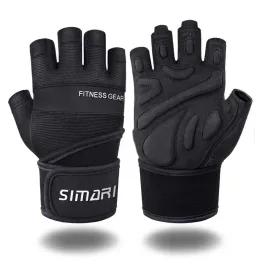 Gloves Gym Gloves Fitness Heavyweight Training Men Women Body Building Training Sports Half Finger NonSlip Gloves Wrist Support Weight