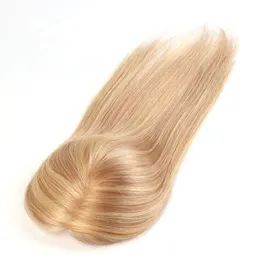 Hair Topper de alta qualidade Acessível pronto para enviar o topo de seda capilar humano Topper Virgem Europeia