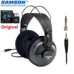 Slippers Samson Sr950 Professional Studio Reference Monitor Headphone Dynamic Headset Closedback Design for Recording Monitoring Game Dj