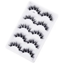 Neue 10 Paare 3D natürliche magnetische Wimpern Wimpern handgefertigt wiederverwendbare magnetische falsche Wimpern Unterstützung Drop Shipping