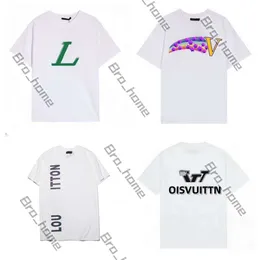 2024 Luksusowe designerskie koszulki koszulki TEE Summer Men's and Dame's Casual Fashion Bable bawełniany list drukarski T -koszulka Krótkie rękawie Summer Street Pa Ubrania 185