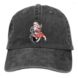 قبعات الكرة قنبلة روكابيلي توينز توينز بيسبول قبعة قبعة القبعات المرأة حماية حماية snapback دبوس الفتاة