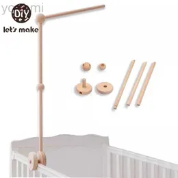 Mobiles# vamos fazer um suporte de campainha de madeira para bebê móvel hanges hanger de brinquedo de brinquedo Baby Crib Mobile Bell Wood Toy Toy Bracket D240426