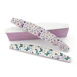 new 10pcs Nail File Sandpaper Sanding File Polishing Files Professional Nail File Sticks Wood fakes Nail Cleaning Care Toolsprofessional