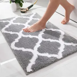 Tappeto omaxy tappetino da bagno di lusso doccia ultra morbido assorbente a fibra sottile impermeabile vano anti -slip piede Q240426