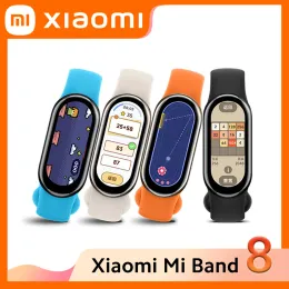 Headphones Xiaomi Mi Band 8 Blood Oxygen 1.62" Amoled Screen Fiess Bracelet Miband8 60hz Fiess Traker Heart Rate Monitor Vs Band 7