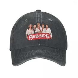 Ball Caps Vintage Washed Cotton Rebelde RBD Cool Baseball Cap for Boy Girl Spring Smapback Hapemem