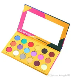 Högkvalitativ palettebox av Crayons Cosmetics Eyeshadow Palette 18 Colors Eyeshadow Palette Shimmer Matte Eye Beauty6797359