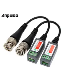 ANPWOO Coax CAT5 Camera CCTV Passive BNC Video Balun to UTP Transceiver Connector 2000ft Distance Twisted Cable