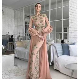 Roupas étnicas Real africana Trabalho de cristal Marrocos Dubai Kaftan Wedding Bridesmaid Dress