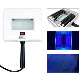 Makine Ahşabının Lambası Cilt Analizörü Elde Taşınan UV Yüz Cilt Analizi Test Ahşap Lamba Ultraviyole Siyah Işık Sınavı Büyüteç