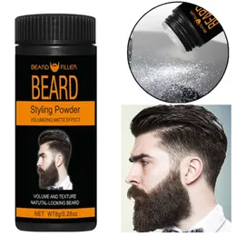 Barba masculina pó fofo de pó de textura volumizante de estilo fofo