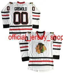 Clark Griswold 00 XMas Christmas Vacation Movie Hockey Jersey White Movie Jerseys Stitched6812882