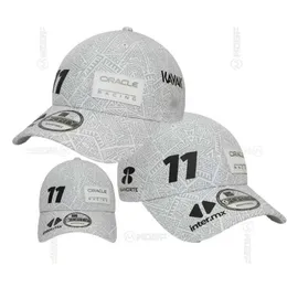 Boll Caps 2024 RACF1 Special Edition Mexico Checo Perez White Baseball Cap Motocross Mountain Bike Moto Cap Mx Off Road Baseball Hat A J240425