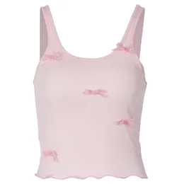 designerkläder kvinnor tshirts designer kvinnor topp skörd topp camis fast färg bow polyester sexig daglig outfit rosa rött vita svart sml tank topp kvinnor t skjortor sexo