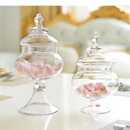 Bottles Transparent Glass Jar Candy Dried Fruit Jars Tea Miscellaneous Grain Household Storage Bottle