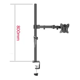 800mm T902180 Mount Montaj "27" Monitör Masaüstü Stand Tam Hareket 360 Derece Çelik Tutucu Kelepçe Taban Monitör Montaj Kol LCD Montaj 011kg