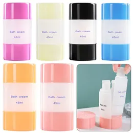 Lagringsflaskor 3 st/set 45 ml 3-i-1 Travel Spray Bottle Set Organised Leak Proof Tube Set Dispensing Containers för schampo Lotion Soap