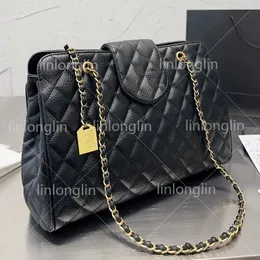 Designer de luxo Mulheres Mensageiras Bolsa de Mensageiro acolchoada Grande Correia de ouro Bolsa Crossbody Cheel Cowide Bolsas de ombro preto Lady Weave Cains Strap Shopping Bolsa