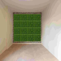 Dekorative Blumen Mikrolandschaftsanlagen simulierte Moosdekoration Grün Teppich künstlich für die Landschaftsgestaltung