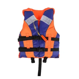 Reflective Strip Life Jacket Vest med visselpipan för fiskedrivande simning 240425