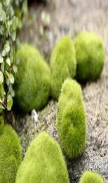 Muss artificial integral flocking Stone Fake Moss Lawn Lawn Micro Paisagem Acessórios para decoração