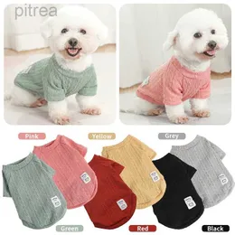 Odzież dla psa zima ciepłe ubrania dla małych psów Pet Dog Knitted Sweter Szczeniak SWEATER SCHNAUBER Chihuahua TDEEY Yorkie Pets Costume D240426