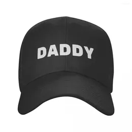 Caps de bola Punk Daddy Letter Imprimir boné de beisebol para homens homens Blindable Papai Chapé