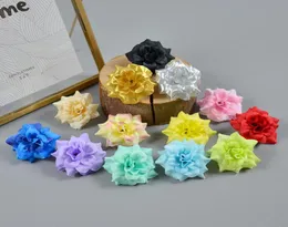 50pcs Seda Rose Flor Heads Artificial Flowers Wedding Decoração de casas Simulação Flor Decoração Decoração de casa Casa Decorativa FlowR8269108