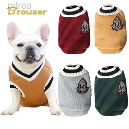 Psa odzież pies kot sweter w stylu nutka w stylu nutka w szyku w szyku kamizerka pet pupy szczeniąt zimowe ciepłe ubrania aperal dla małych średnich psów koty D240426