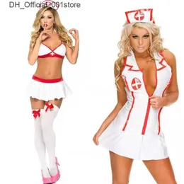 Sexy Set Nurse Rollenspiele Uniform weibliche sexy Dessous Sex Doctor Game Kleidung Verschiedene Stile für Erwachsene Q240426