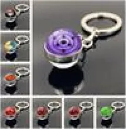 Sharingan Keychain Charms Chain für Hosen Womans Schlüsselkette Männer Cartoon Anhänger Key Ring Girls Schlüsselhalter Juwely Llaveros J03066719795