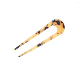 Cabelo de cabelo acetato em forma de U clipe hairpins multicolor helvwearwarwares anti-esqui de garotas de casamento de casamento diário acessórios