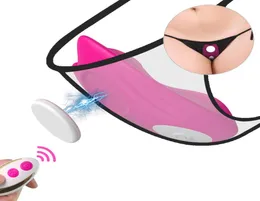 Massage Remote Control Control Tanty Clitoris Clitoral Stimulatore tasca Vibratore Strumento di masturbazione femmina Sex Machine Maglie giocattolo per adulti per3559505