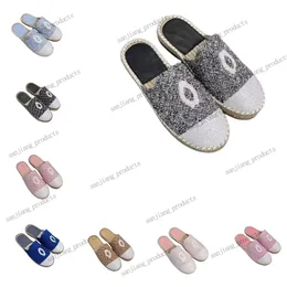 أحذية باريس في صياد الباريس امرأة منقوشة تويد espadrilles slippers تطريز الترتر