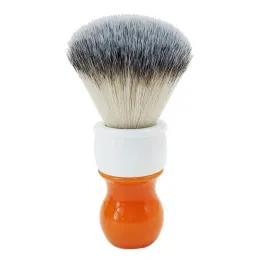 Brush dscosmetic 26mm Carrot resin handle and synthetic hair knots Shaving Brush for man wet shave