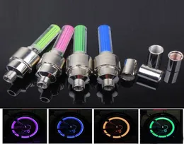 LED Flash Bike Wheel Lights Tire Wheel Valve Cap Light Bike Bicycle Motorcykel Bilhjul Ljus Däck bra aluminiummaterial LED CA1335968